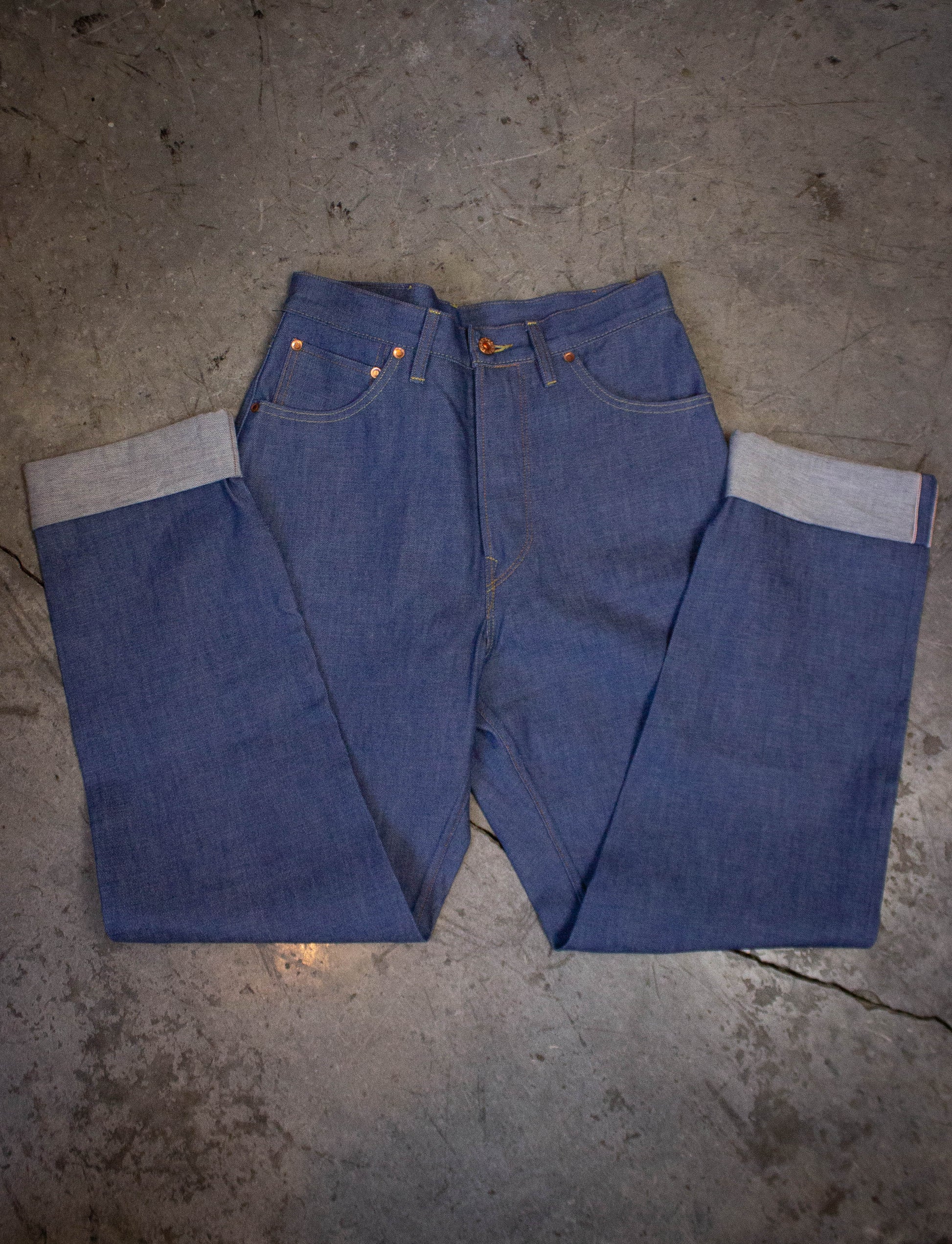 Vintage Willie Watson MFG Co. 607 Pacific Blue Selvedge Denim Jeans 30x34