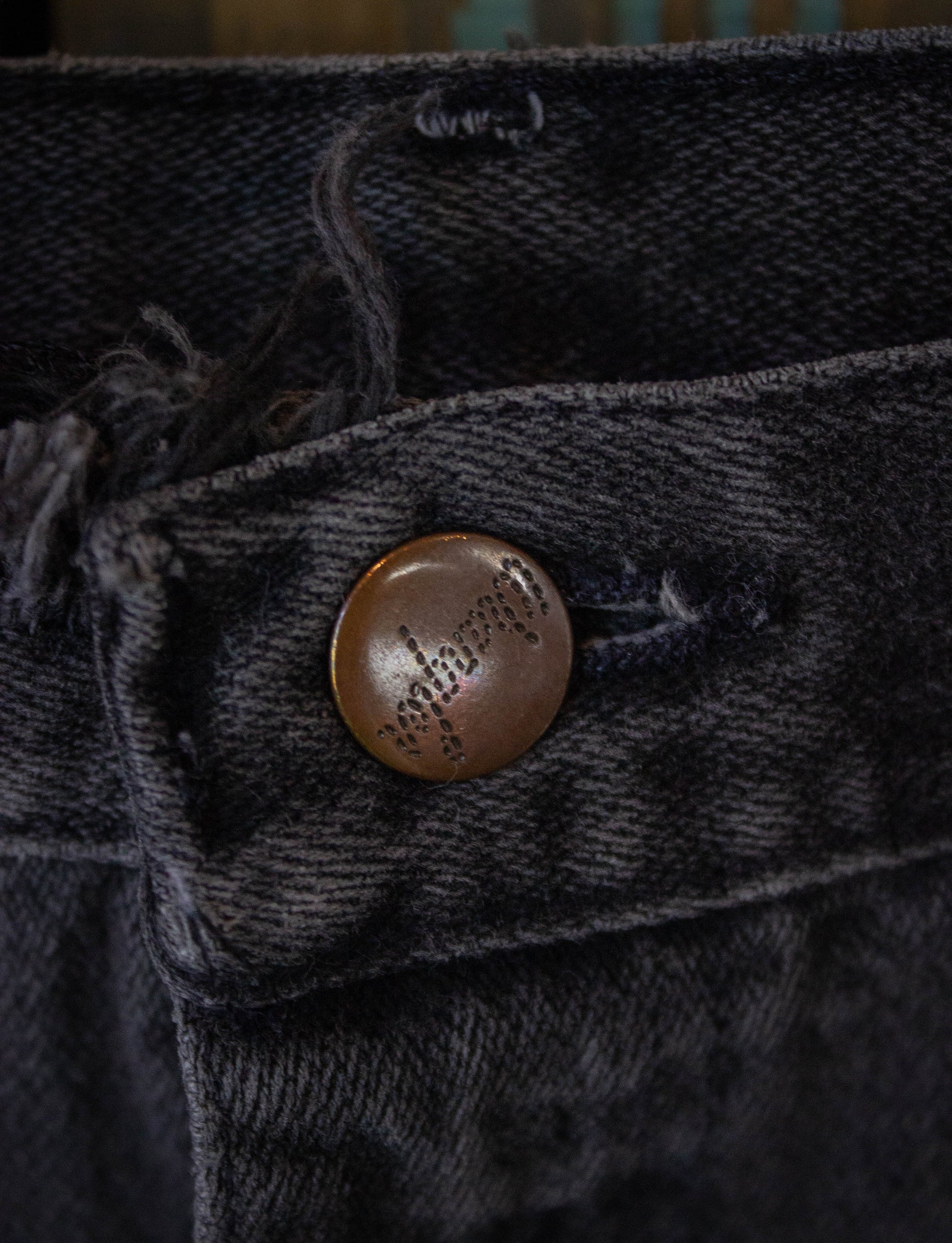 Vintage Wrangler Cutoff Denim Shorts Black 32w