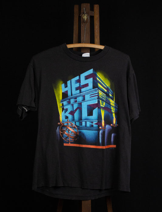Vintage Yes 1987 The Big Tour Concert T Shirt Black Medium