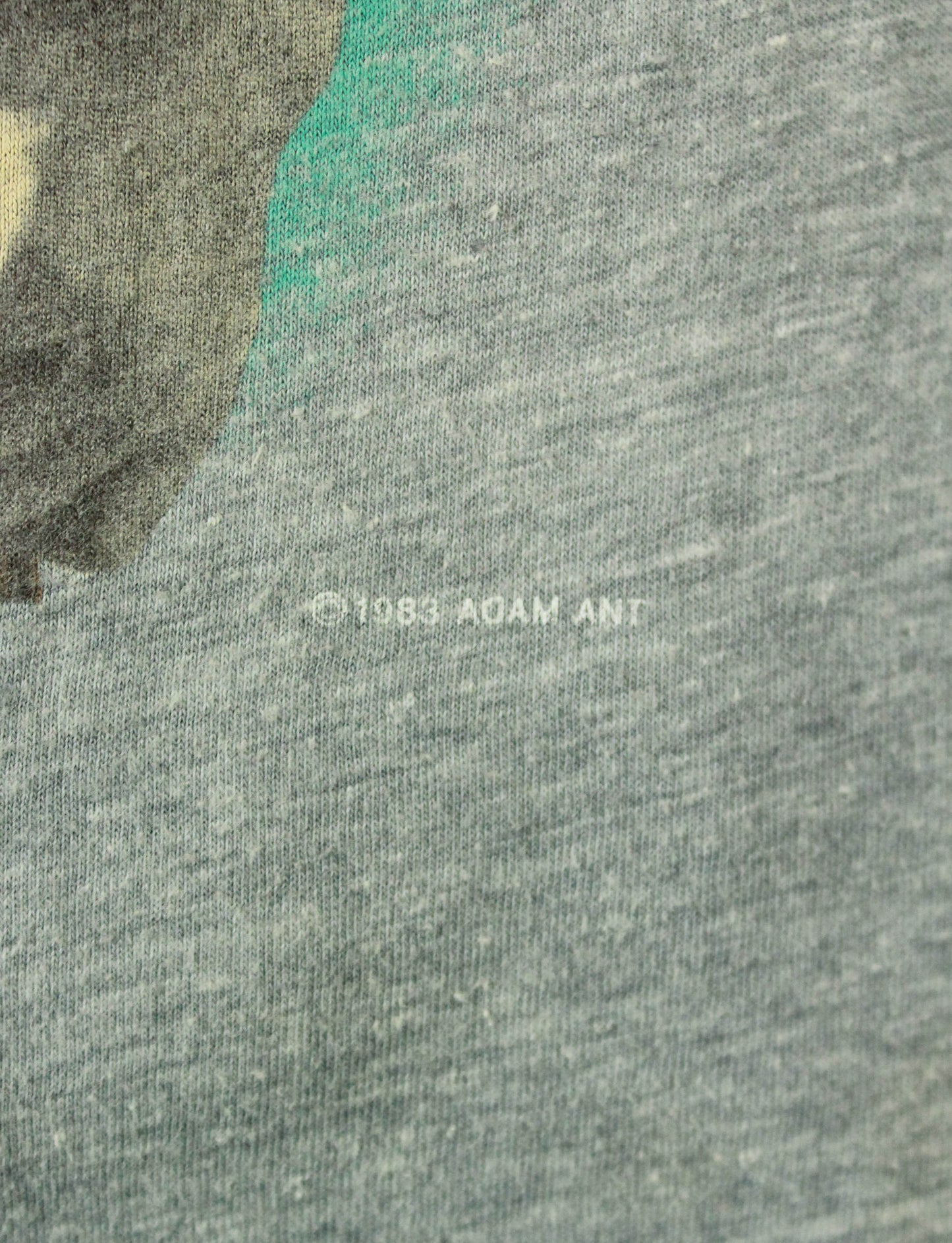 Vintage Adam Ant Concert T Shirt 1983 Friend Or Foe Pure Sex Tour Jersey - Medium
