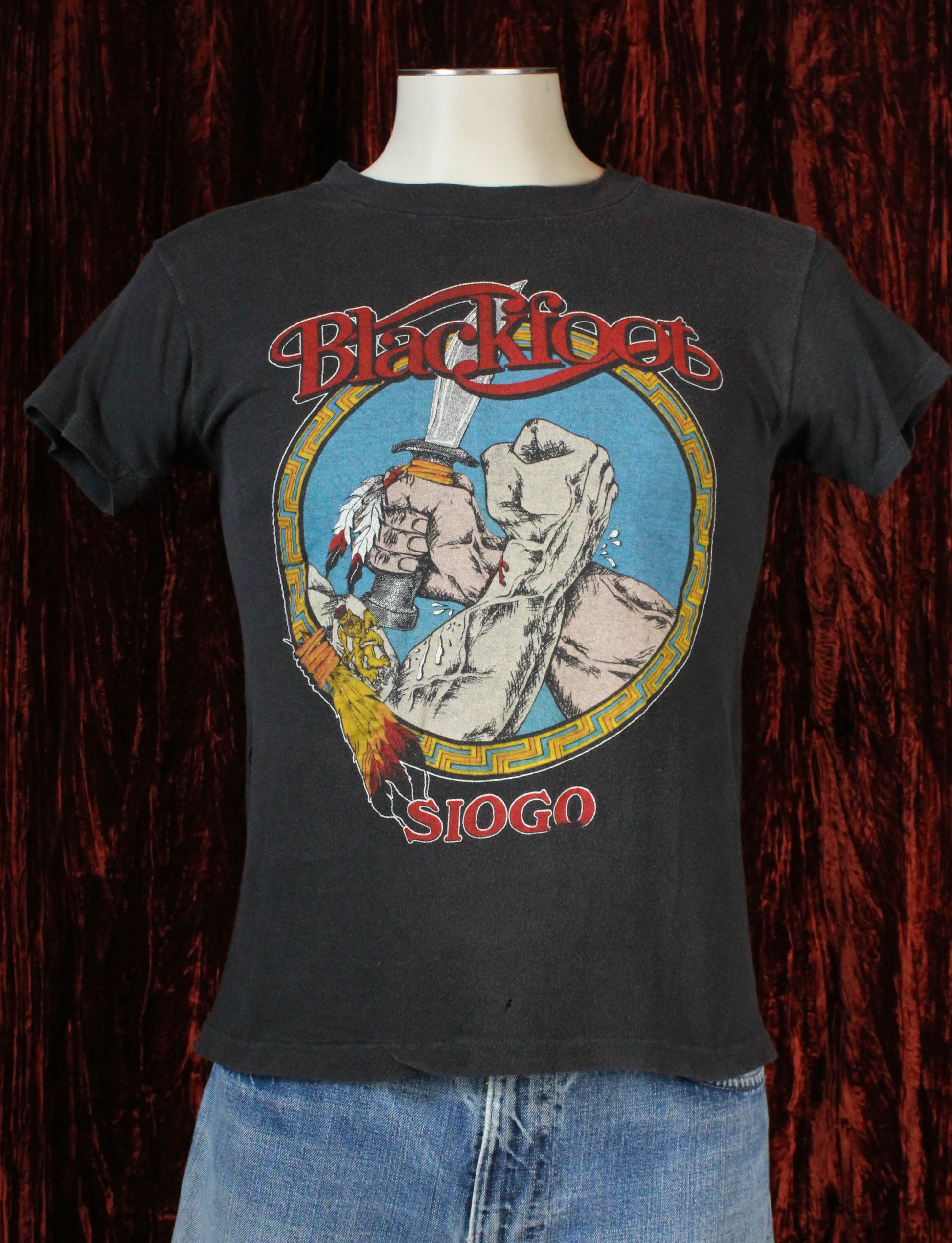 Vintage Blackfoot Concert T Shirt 1983-88 Siogo - Medium