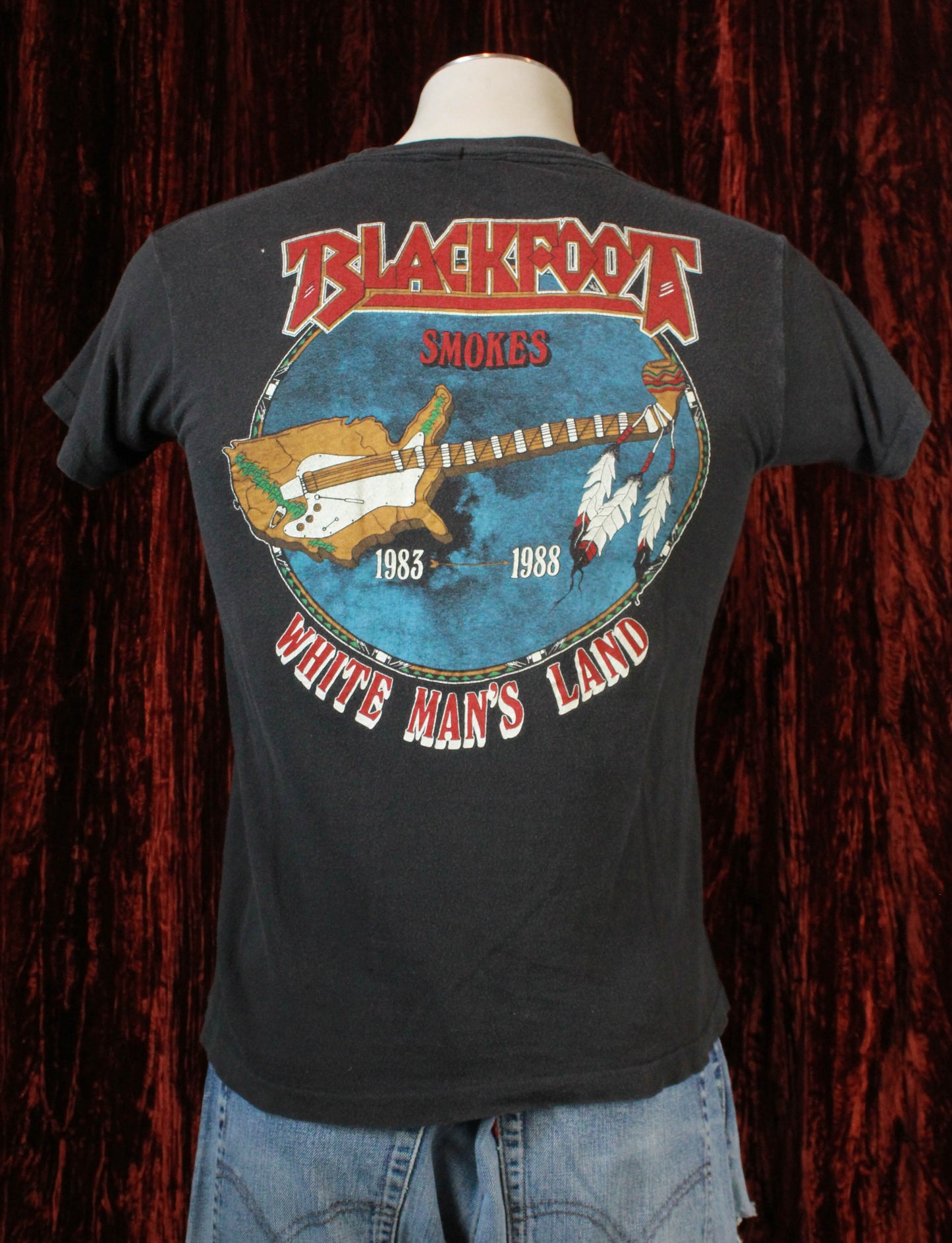 Vintage Blackfoot Concert T Shirt 1983-88 Siogo - Medium