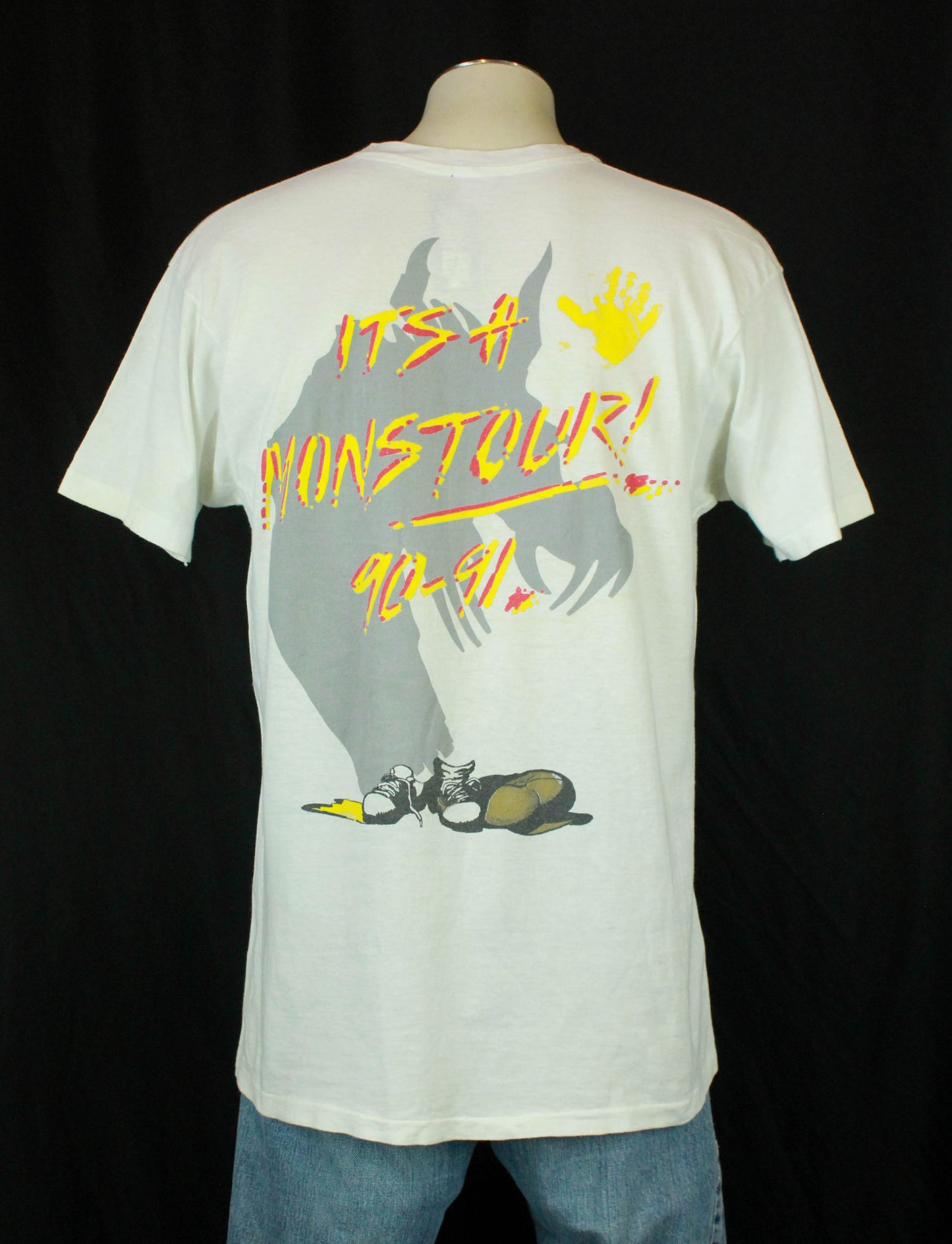 Vintage Extreme Concert T Shirt 1990-91 It's A Monster Tour - XL