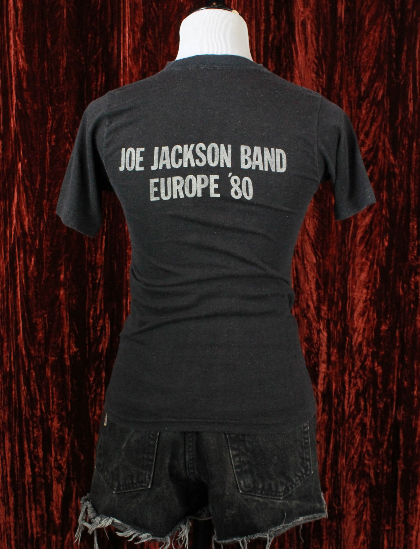Vintage Joe Jackson Band Concert T Shirt 1980 Look Sharp! Europe - XS