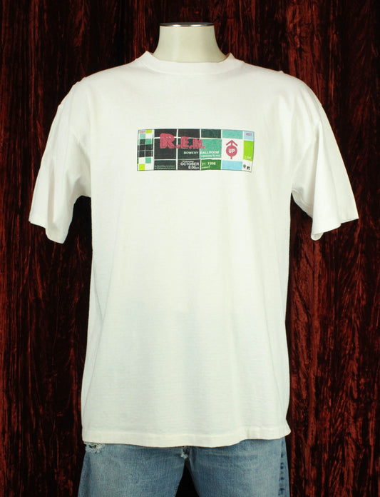 Vintage R.E.M. Concert T Shirt 1998 MTV Event Bowery Ballroom - Large