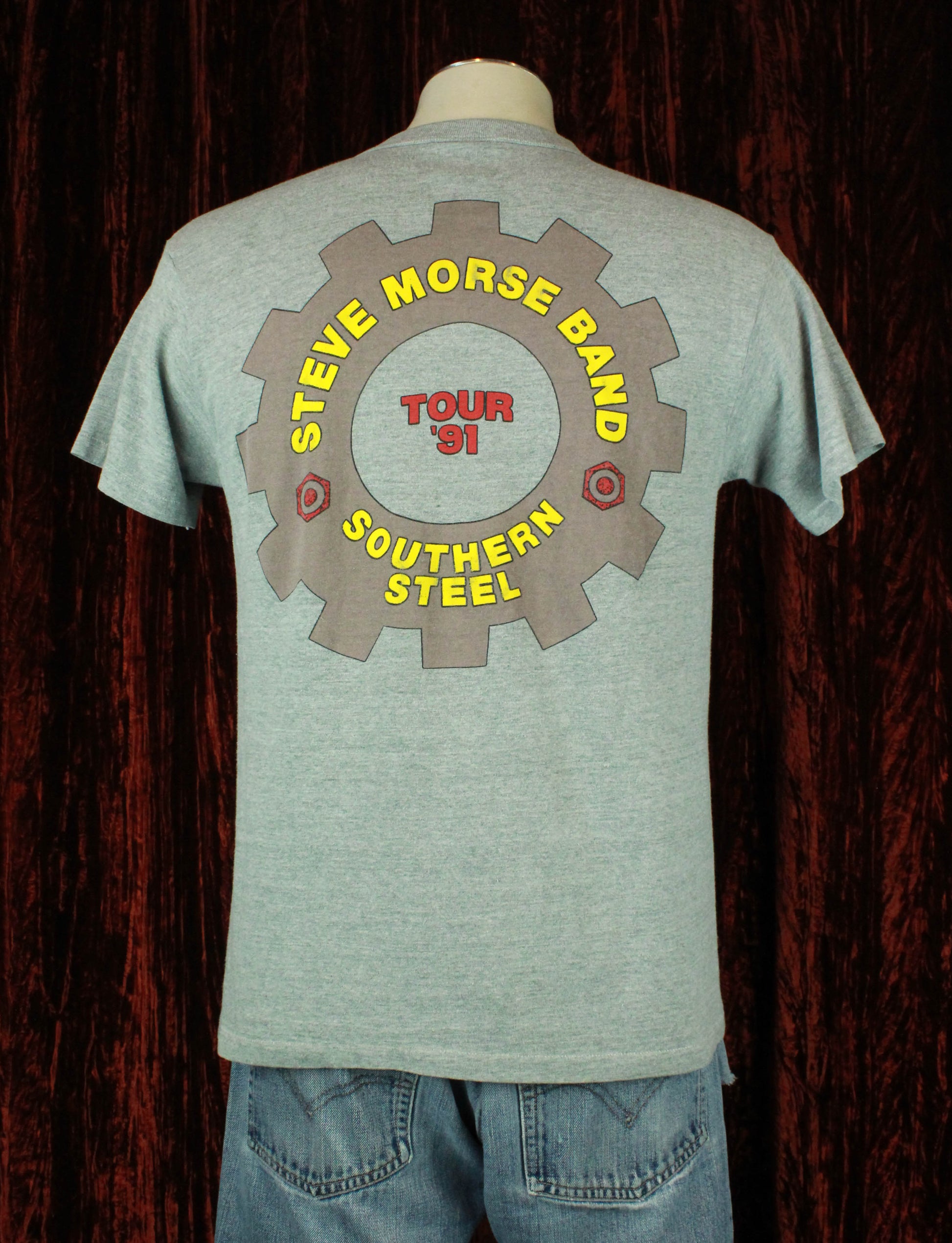 Vintage Steve Morse Band Concert T Shirt 1991 Southern Steel - Large