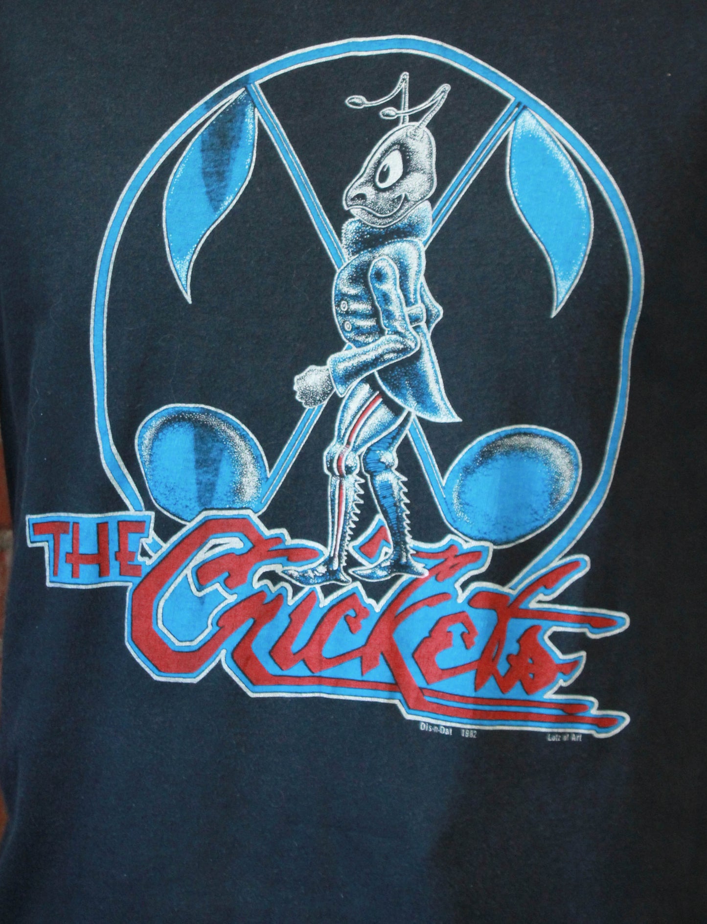 Vintage The Crickets Concert T Shirt 1982 Tour Unisex Medium