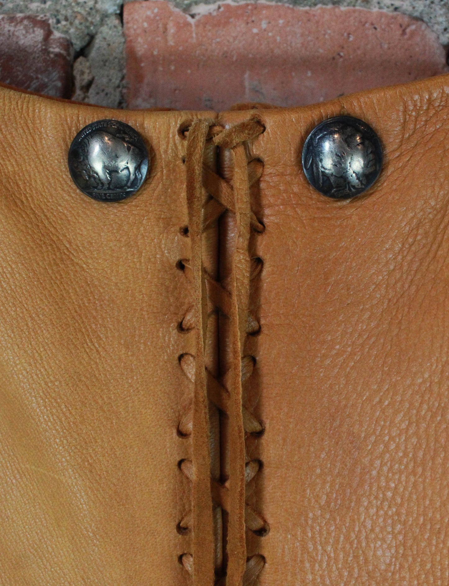 Women's Vintage 70's Leather Gaucho Pants - 22W