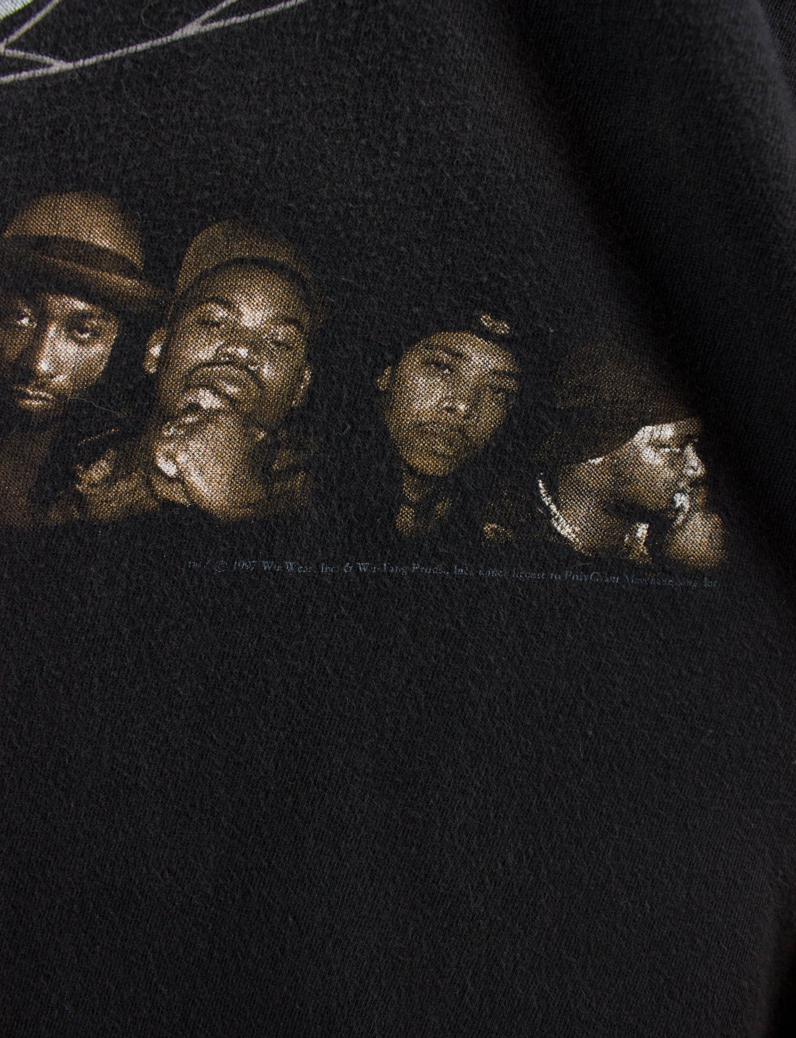 Wu Tang Clan 1997 Wu Tang Forever Official Black Rap Tee Concert T Shirt Unisex XL-XXL