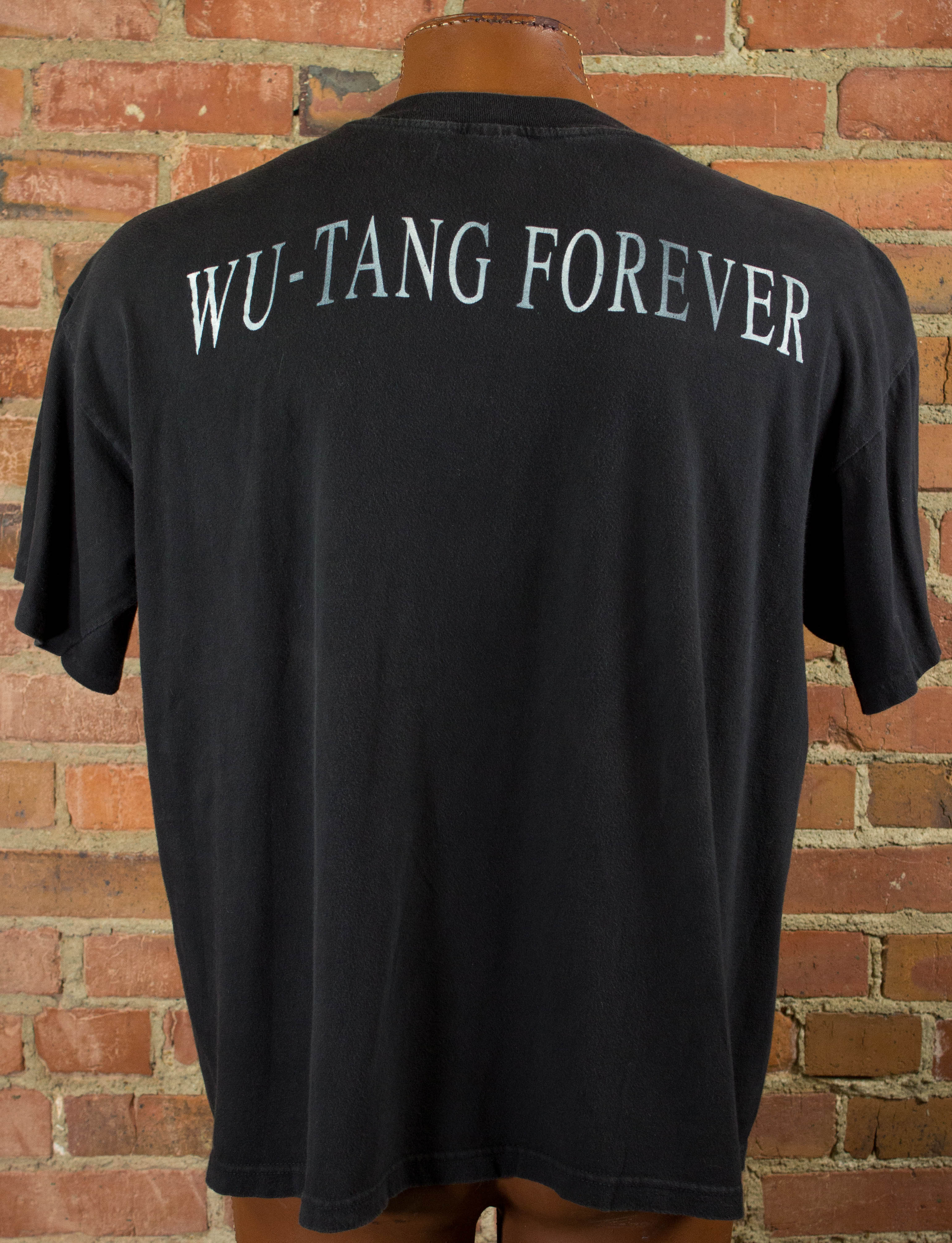 Wu Tang Clan 1997 Wu Tang Forever Official Black Rap Tee Concert T Shi –  Black Shag Vintage