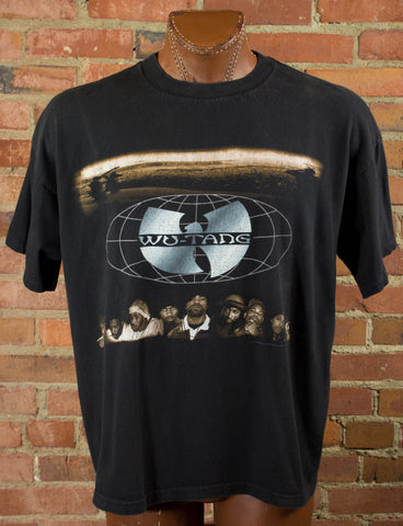 Wu Tang Clan 1997 Wu Tang Forever Official Black Rap Tee Concert T