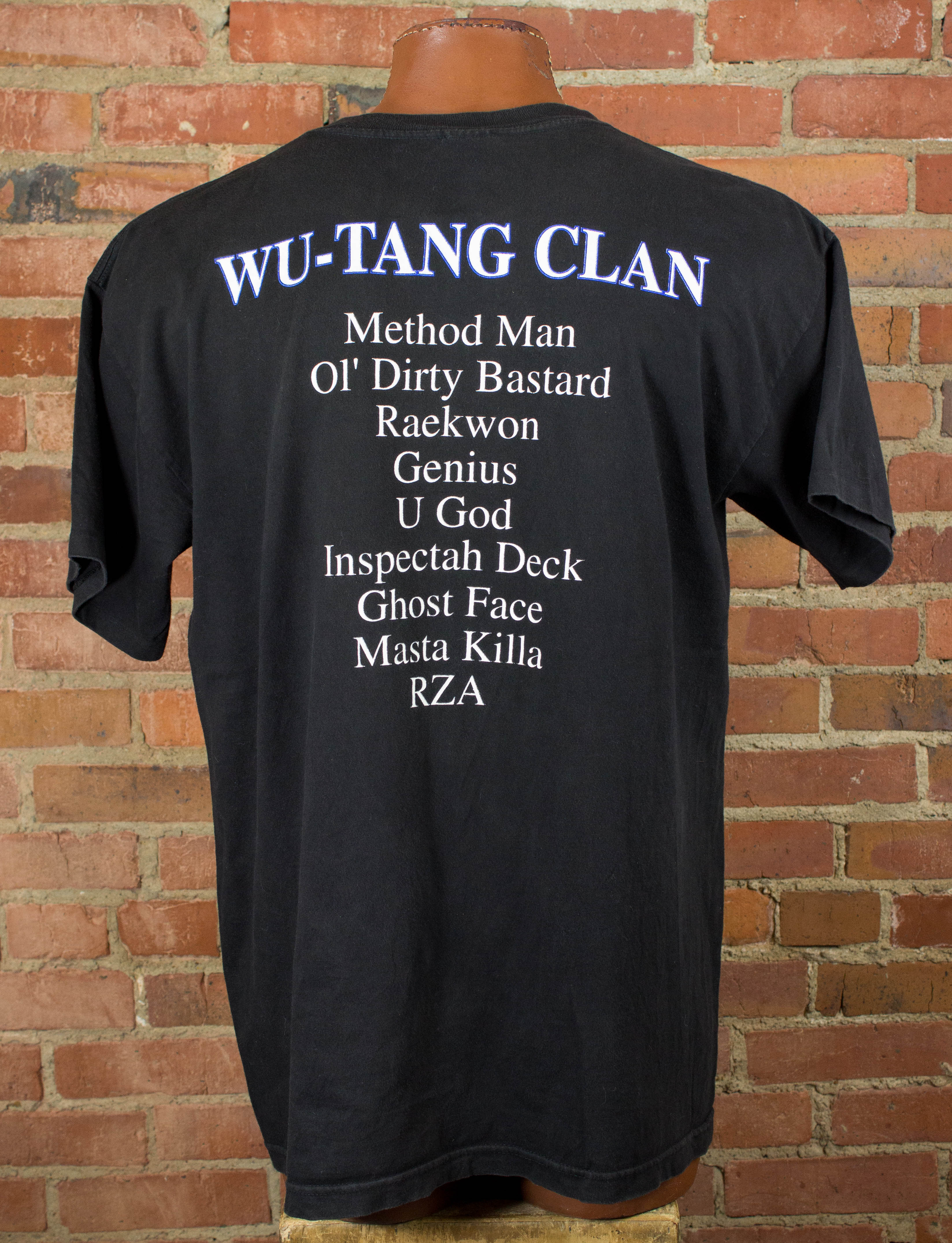 Vintage Wu Tang Clan Rap Tee 90s Concert T Shirt XL