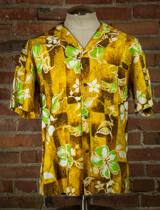 Vintage 60's Outrigger Hawaiian Shirt Unisex XL