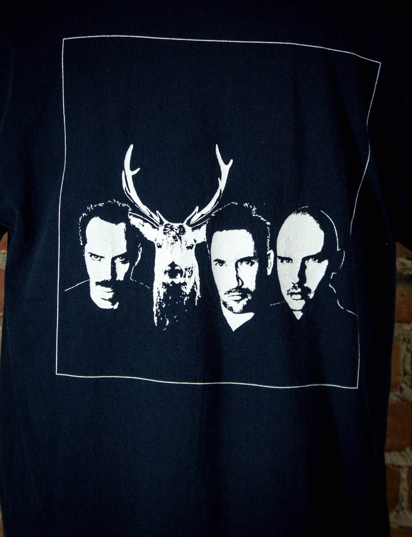 Vintage ZWAN Billy Corgan Of Smashing Pumpkins Navy Concert T Shirt Unisex Large