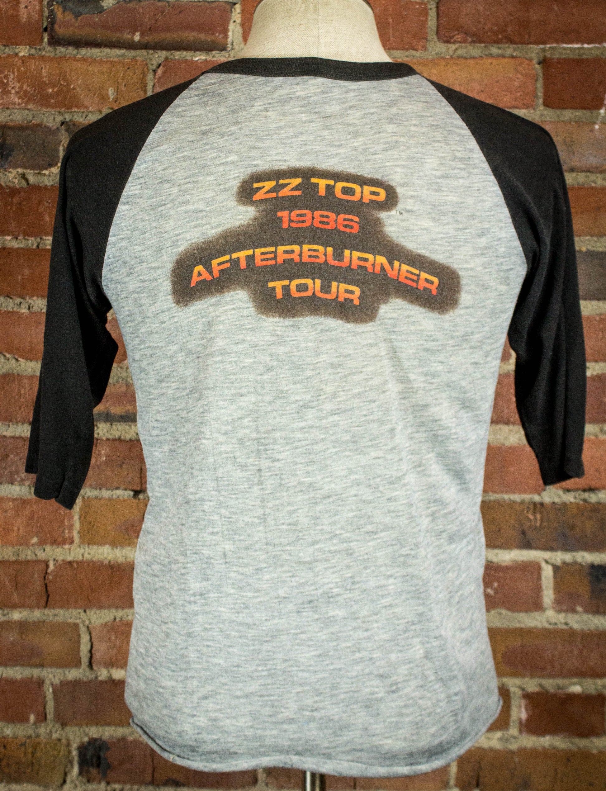 Vintage 1986 ZZ Top Afterburner Tour Jersey Concert T Shirt Medium