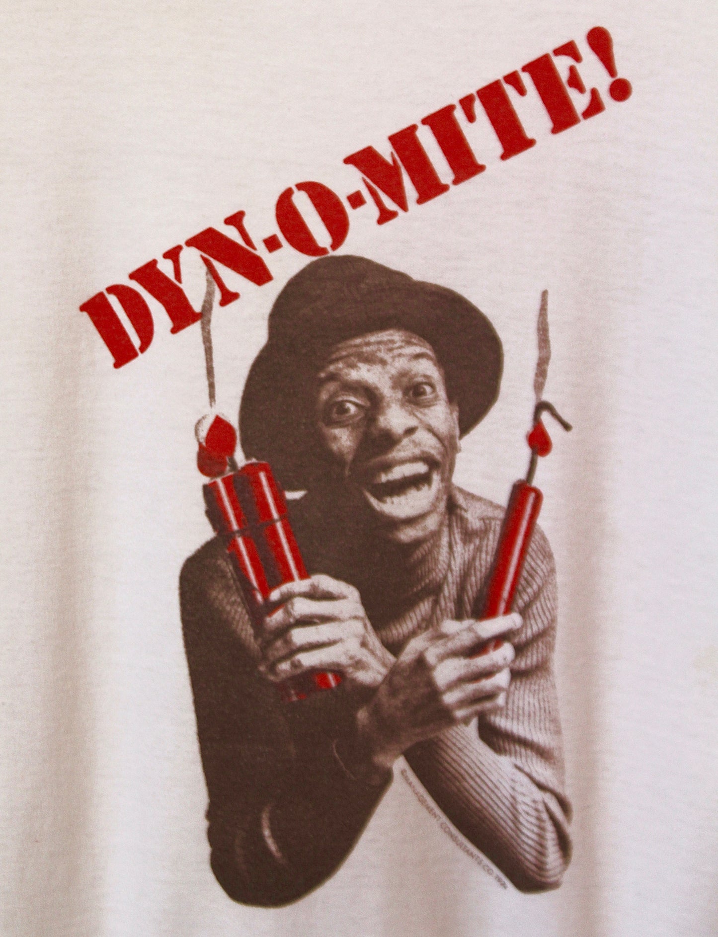 Vintage Graphic T Shirt Good Times "Dyn-o-mite" Jimmie Walker 1974 Medium