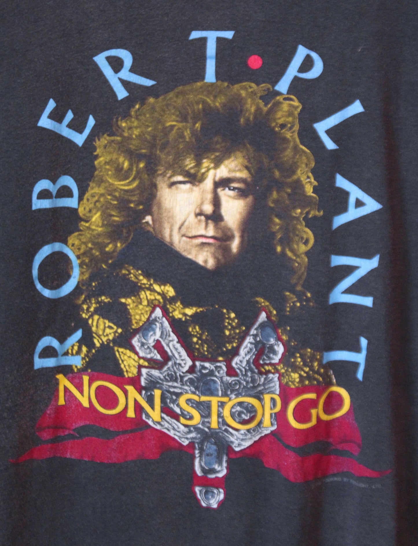 Vintage Robert Plant Concert T Shirt Non Stop Go 1988 Large